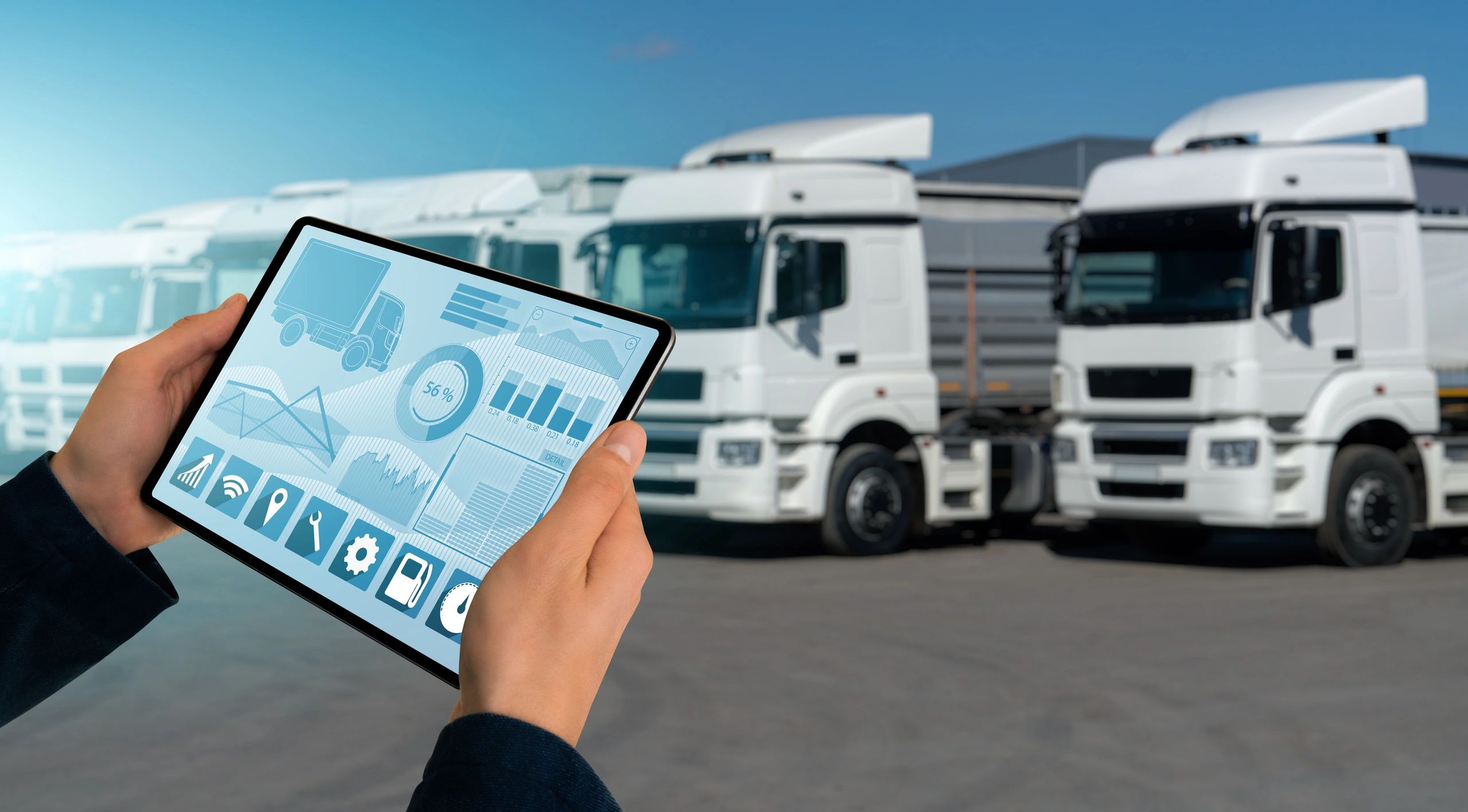 modern trucking technology app