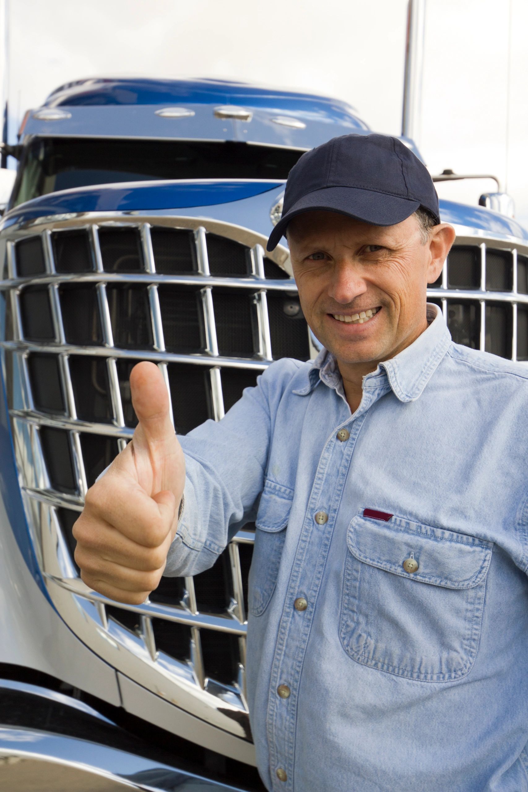 happy truck driver testimonial